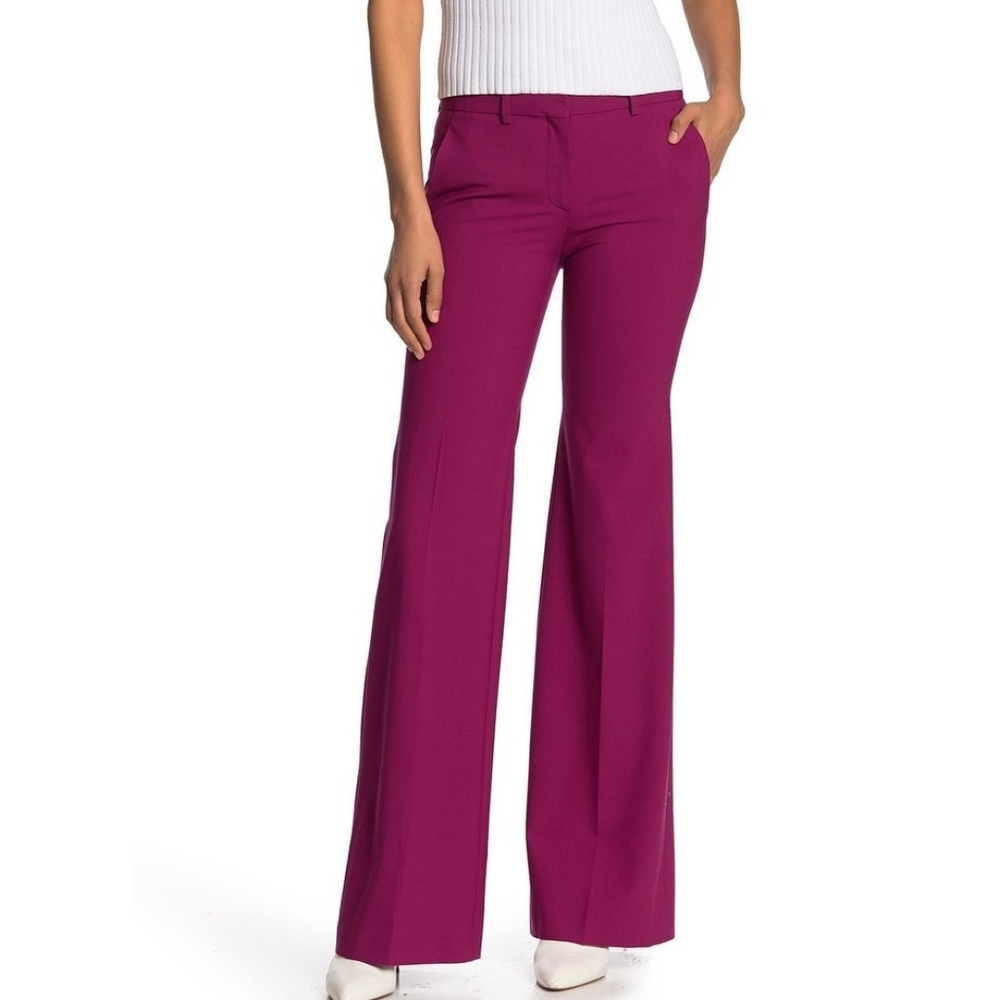 Theory Magenta Dress Trousers